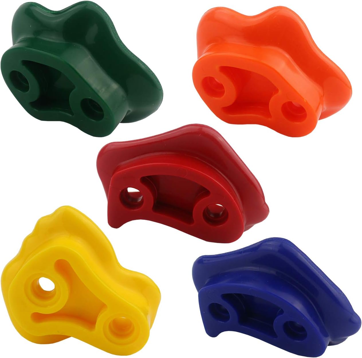 Ogrmar 25 PCS Rock Climbing Holds Set with Mounting Screws and Hardware for DIY Kids Indoor and Outdoor Play Set Use
