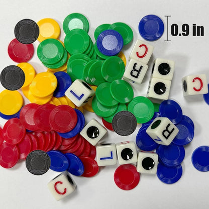 120Pcs 6-Color Plastic Poker Mini Chips (2.2CM Diameter) - Bulk Game Chips for Poker Play,Math Counting Learning, You Teaching & Rewards (6color)