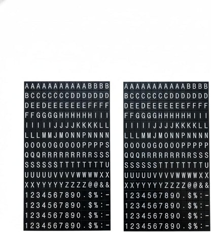 Mini Magnetic Letter Display Signs – Chalkboard-Style Reusable Food Price Labels | 6 Metal Boards + 450 Magnetic Characters for Bakery, Café, Dessert Shop, Deli & Catering Use