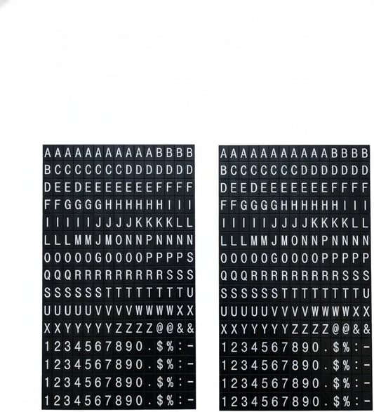 Mini Magnetic Letter Display Signs – Chalkboard-Style Reusable Food Price Labels | 6 Metal Boards + 450 Magnetic Characters for Bakery, Café, Dessert Shop, Deli & Catering Use