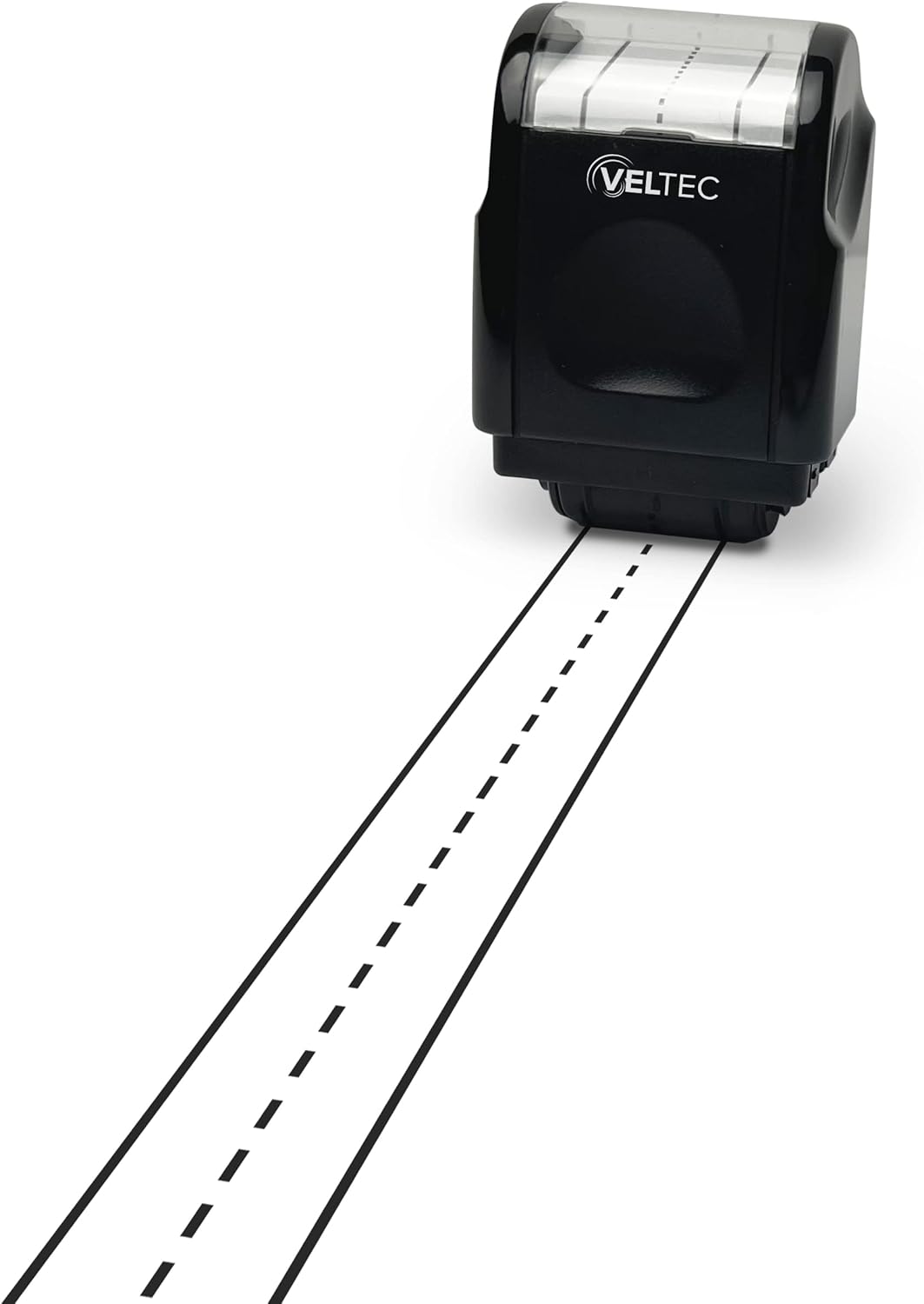 Veltec Dashed Handwriting Lines Practice Roller Stamp for Kids, Parents and Teachers (Black)
