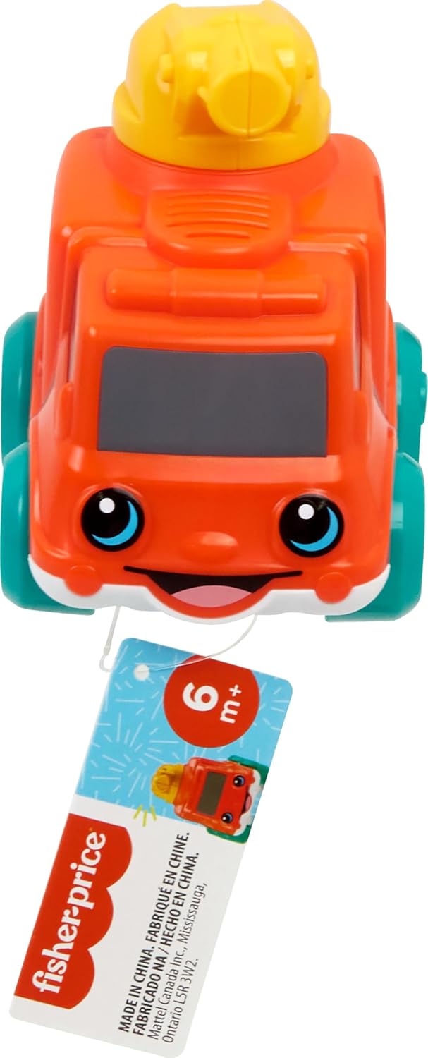 Fisher-Price Baby Toy Corn Popper Push-Along Vehicle with Sounds for Crawling Developmental Play Infants Ages 6+ Months