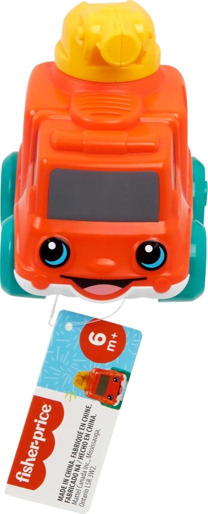 Fisher-Price Baby Toy Corn Popper Push-Along Vehicle with Sounds for Crawling Developmental Play Infants Ages 6+ Months