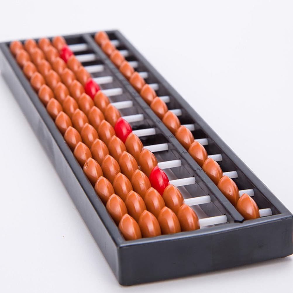 Toddmomy Kid Abacus 2-Pack Educational Arithmetic Calculating Tool Lightweight 8.66 Inch Student Counting Toy for Early Math Skills Development