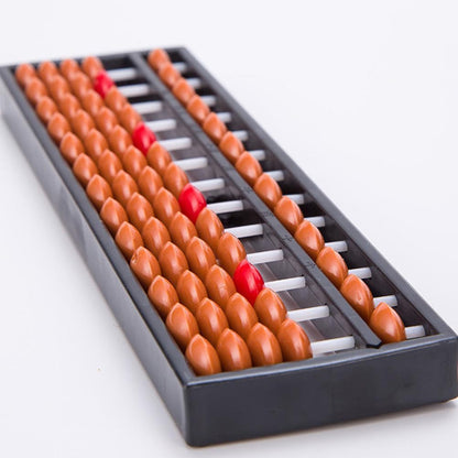 Toddmomy Kid Abacus 2-Pack Educational Arithmetic Calculating Tool Lightweight 8.66 Inch Student Counting Toy for Early Math Skills Development