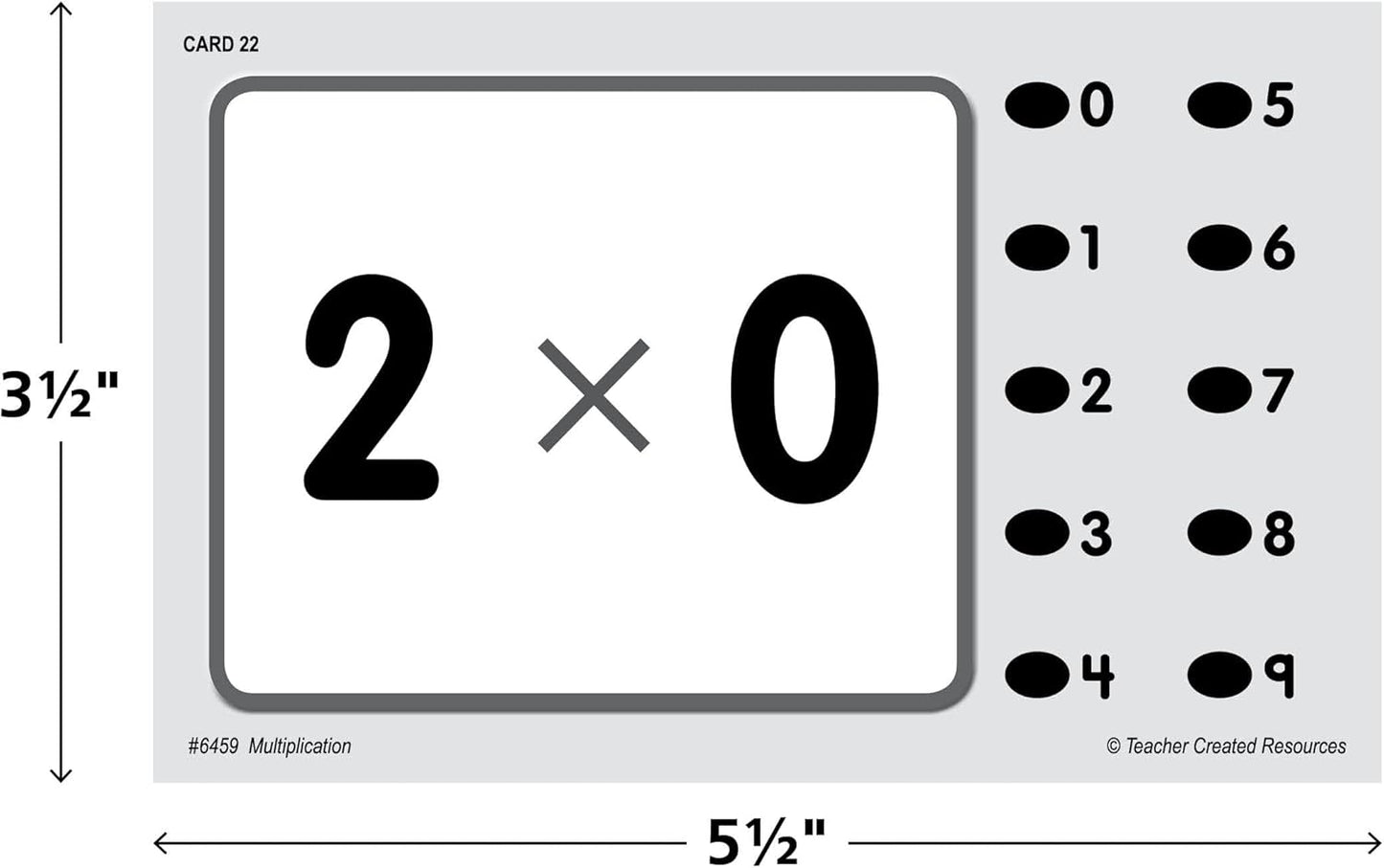 Teacher Created Resources Power Pen Learning Cards: Multiplication (6459)