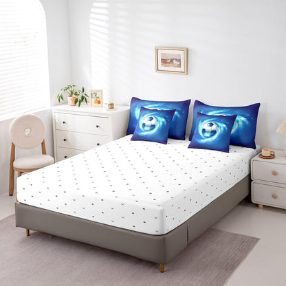Erosebridal Chemistry Comforter Set with Sheets Full Size Periodic Table of Elements Bed in A Bag 7 Piece Science Chemistry Lovers Bedding Set for Kids Boys Children Bedroom Modern Black Bed Sets