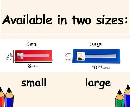 Smile4autism Large 2.5x10 ¼” Tools Perfect to Keep Your Loose Visual Picture Cards Organized. Autism, ABA, ADHD, Language & Apraxia Aspergers