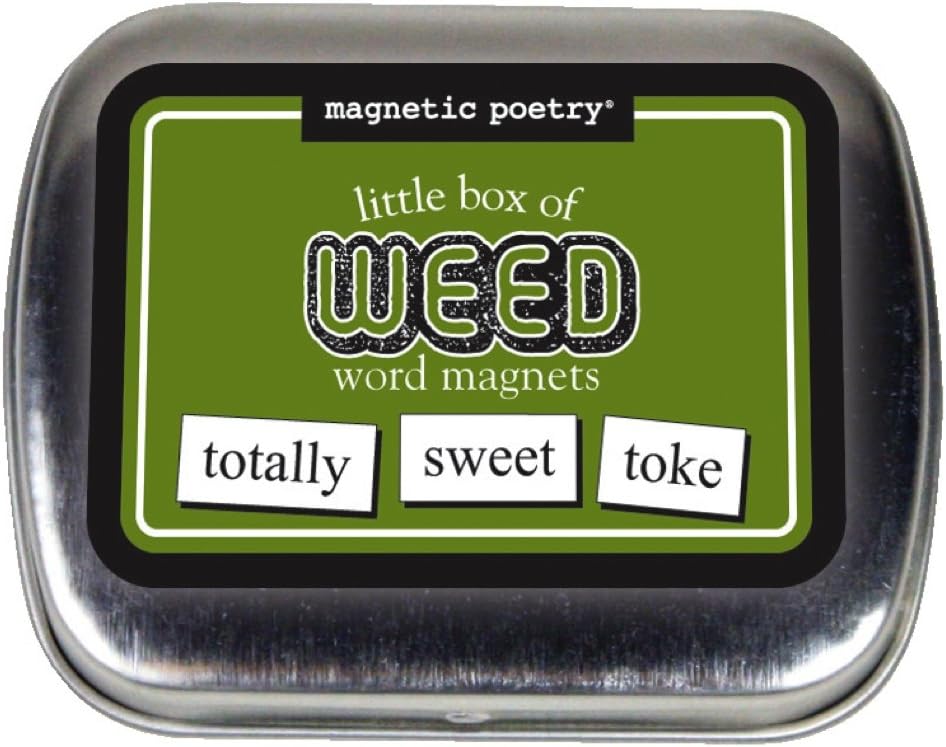Magnetic Poetry - Little Box of Happiness Kit - Words for Refrigerator - Write Poems and Letters on The Fridge - Made in The USA