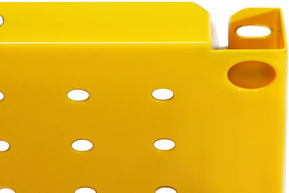 Metal Pegboard 12-Inch Tall x 16-Inch Wide Heavy Duty Wall Organizer for Home Garage Tool Storage 4pcs Green