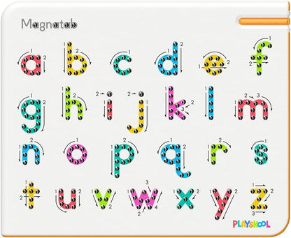 Playskool Magnatab — Numbers and Shapes — Magnetic Board Toy Letter Tracing for Toddlers Learning and Sensory Drawing — for Kids Ages 3 and Up