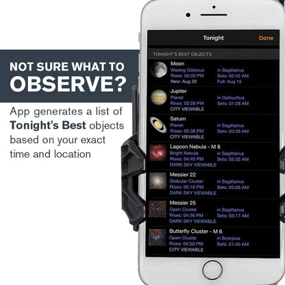 Celestron StarSense Explorer LT 80AZ App-Enabled Telescope – 80mm Refractor with Smartphone Dock & StarSense App – iPhone & Android Compatible – Easy-to-Use for Beginners
