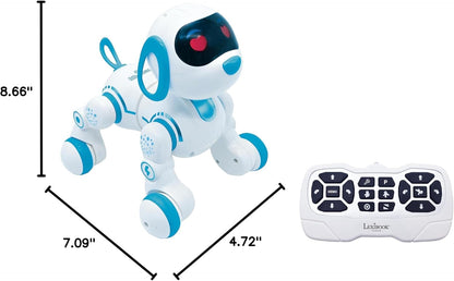 Lexibook Power Puppy® Jr - My Little Robot Dog - Robot Dog with Sounds, Music, Light Effects - Barks and Walks Like a Real Dog, Toy for Boys and Girls - PUP01