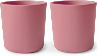 mushie Dinnerware Cups For Kids | Made in Denmark, Set of 2 (Ivory) - Colors B
