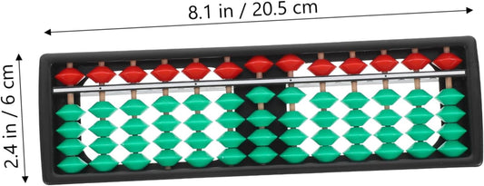 Toddmomy 2pcs Plastic Abacus for Boys and Girls Rod Educational Math Tool for Early Learning and Brain Development for Home and School Use