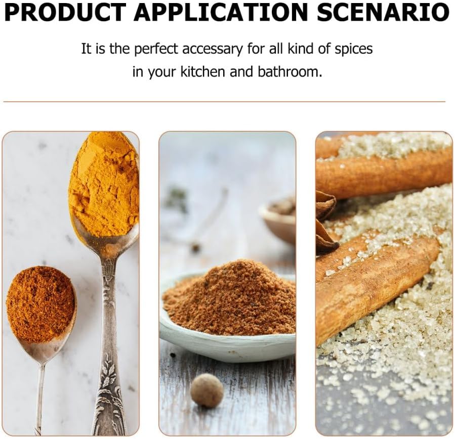 Bath Salt Scoop: 5PCS Mini Wooden Spoon Mini Bath Salt Spoon Tea Scoop Wooden Candy Small Spice s for Flour, Sugar, Cereal, (5 Sizes)
