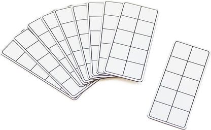 Junior Learning Ten Frames Rainbow Set,Multi,1.96 H x 5.91 L x 7.8 W,JL614