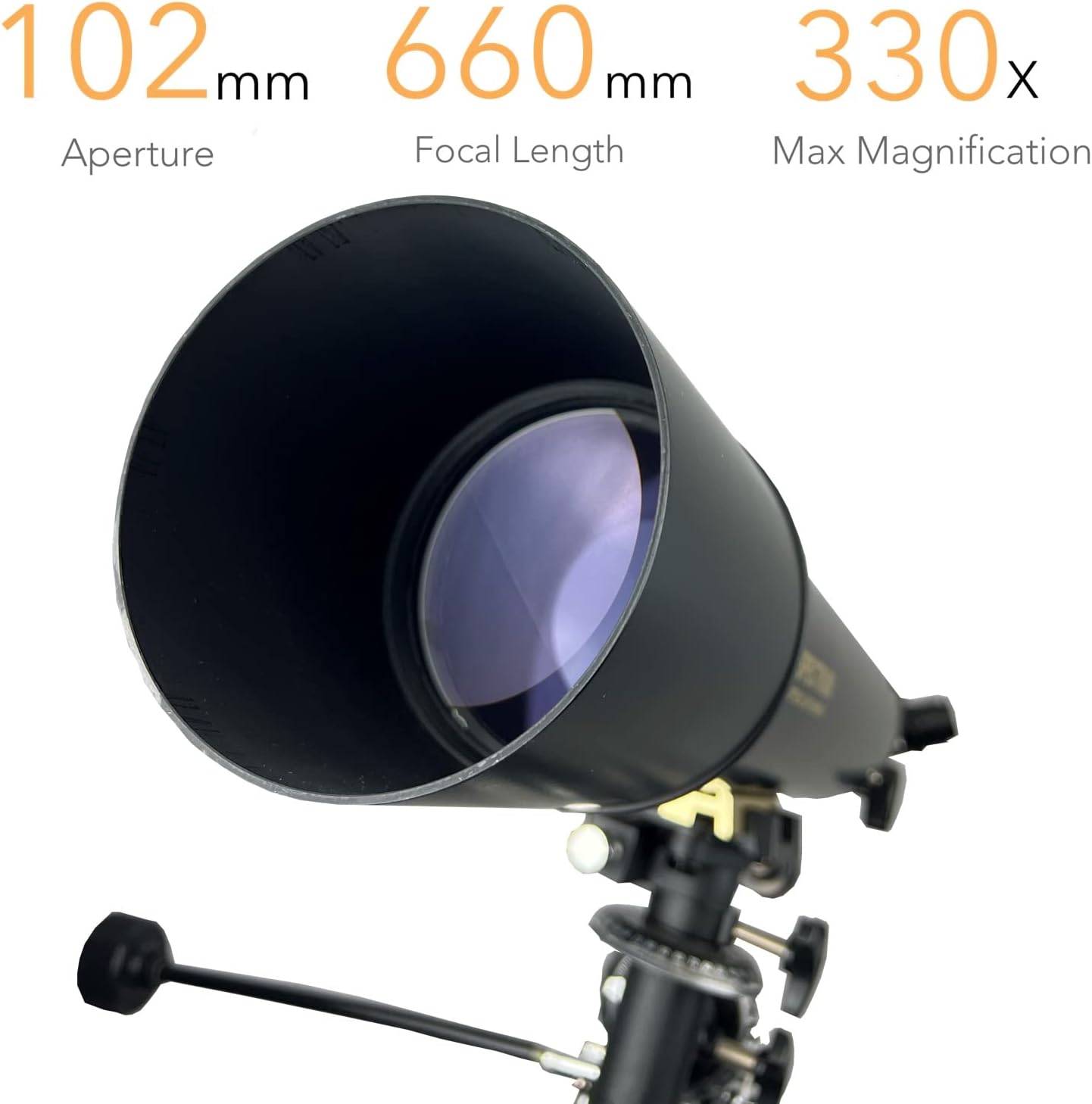 SpectrumOI Telescope for Kids, Telescope for Adults Astronomy Gifts for Kids 8-12 - Premium Refractor 70mm Aperture with Carry Bag and Phone Holder