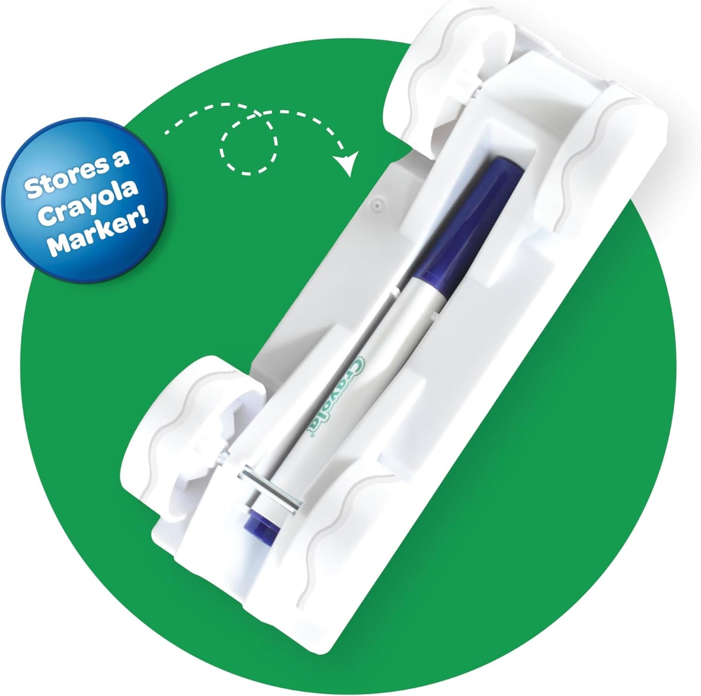 CreateOn Crayola Mini Magnetic PIP-Tiles, Building Set for Kids, Magnetic Building Toys for Kids, STEM Travel Toys for Boys and Girls Ages 3+, 24-Piece Set (Glitter)