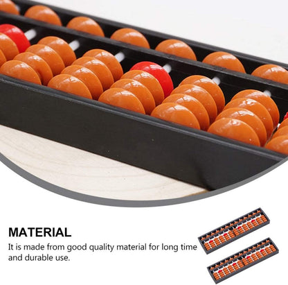 Ipetboom Kids Tools 2Pcs Abacus for Kids Math, Abacus Chinese Japanese Calculator Counting Tool Math Calculating s Educational Learning for Adults, 22x6cm s Counters