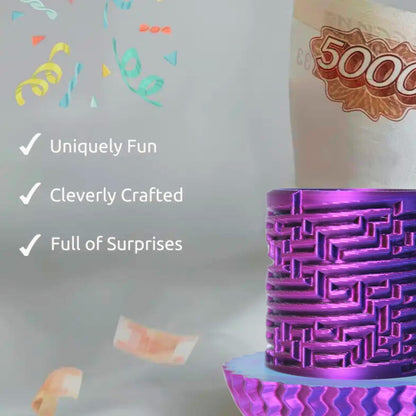 2026 Creative Gift Box: Easter Egg Mystery Puzzle with Hidden Compartment, Reusable Brain Teaser Game for Adults & Kids, Money Gift Ideas for Birthday Christmas Party Celebration