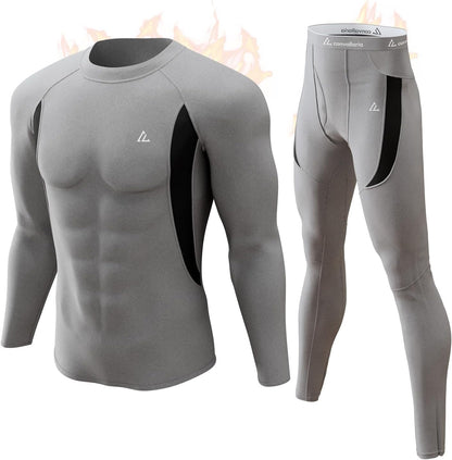 CL convallaria Thermal Underwear Long Johns Set Mens Winter Gift Hunting Gear Sport Base Layer Bottom Top - Colors B