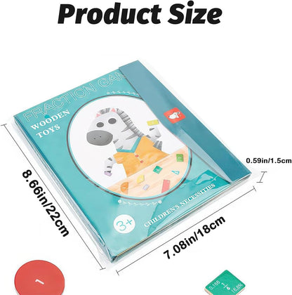 2026 New Magnetic Fraction Demonstration Book, 102 Pcs Magnetic Fraction Tiles & Fraction Circles, Magnet Fraction Disc Set for Kids, Math Fractions Manipulatives for Elementary Middle School (Set-A)