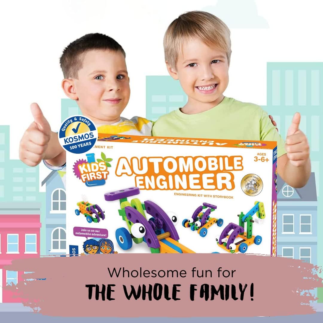 Thames & Kosmos Kids First Aircraft Engineer | STEM | 32 Page Full-Color Illustrated Storybook | Ages 3+ | Preschoolers & Kindergartners | Develop Fine Motor Skills | Parents' Choice Gold Award