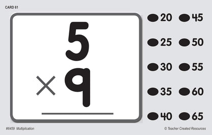 Teacher Created Resources Power Pen Learning Cards: Multiplication (6459)