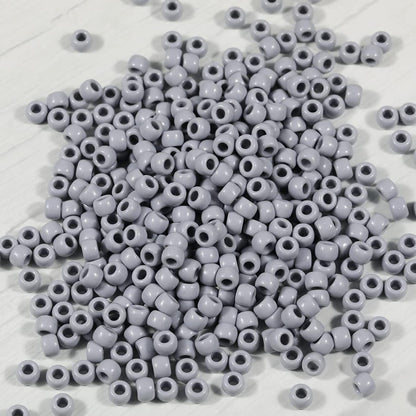 Bala&Fillic 6x9mm Army Green Pony Beads with Smooth Surface 1000pcs Crayon Color Craft Beads (Army Green)