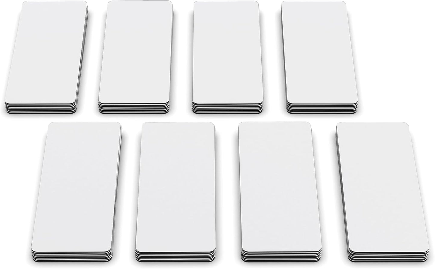 Attractivia Dry Erase Magnetic Labels 7.3 x 5.6 in, Dry Erase Magnets, 20-Pack, White Erasable Write-On All-Purpose Labels, for Office, Education, Home, Whiteboard