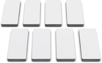 Attractivia Dry Erase Magnetic Labels 7.3 x 5.6 in, Dry Erase Magnets, 20-Pack, White Erasable Write-On All-Purpose Labels, for Office, Education, Home, Whiteboard