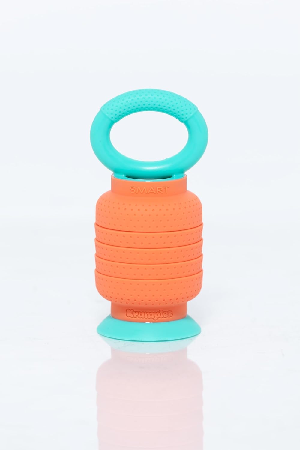 KRUMPLES Plungy Blue Sensory Suction Toy for Ages 10M+ | BPA-Free Silicone Fidget | Promotes Fine Motor Skills | Dishwasher Safe | Ideal Baby and Toddler Gift | Fun for All Ages