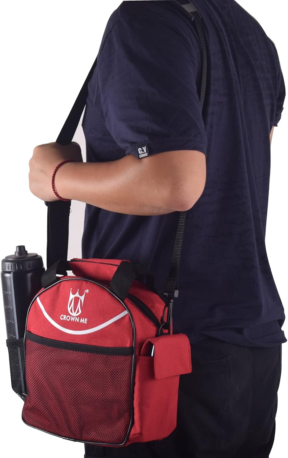 CROWN ME Disc Golf Set with 6 Discs and Mini Disc and Starter Disc Golf Bag