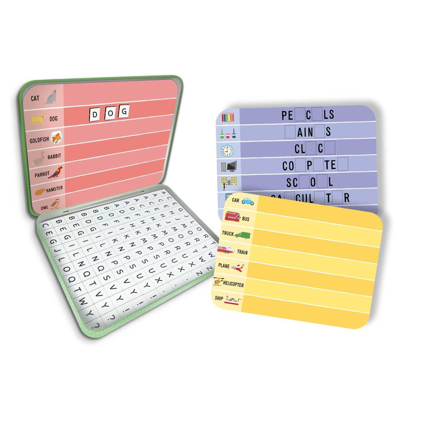 Learn Easy Words with Magnetic Letters: Includes 132 Magnets & 6 Activity Cards