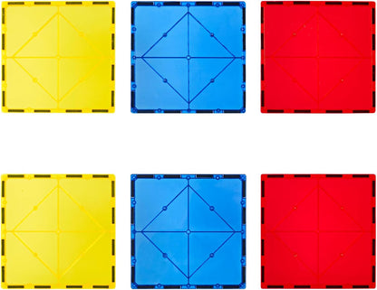 Gemmicc Magnetic Tiles, Deluxe 136 PCS Building Blocks Magnet Toys for Kids,3D Magnet Puzzles Stacking Blocks for Boys Girls,Huge Set with 2 Cars