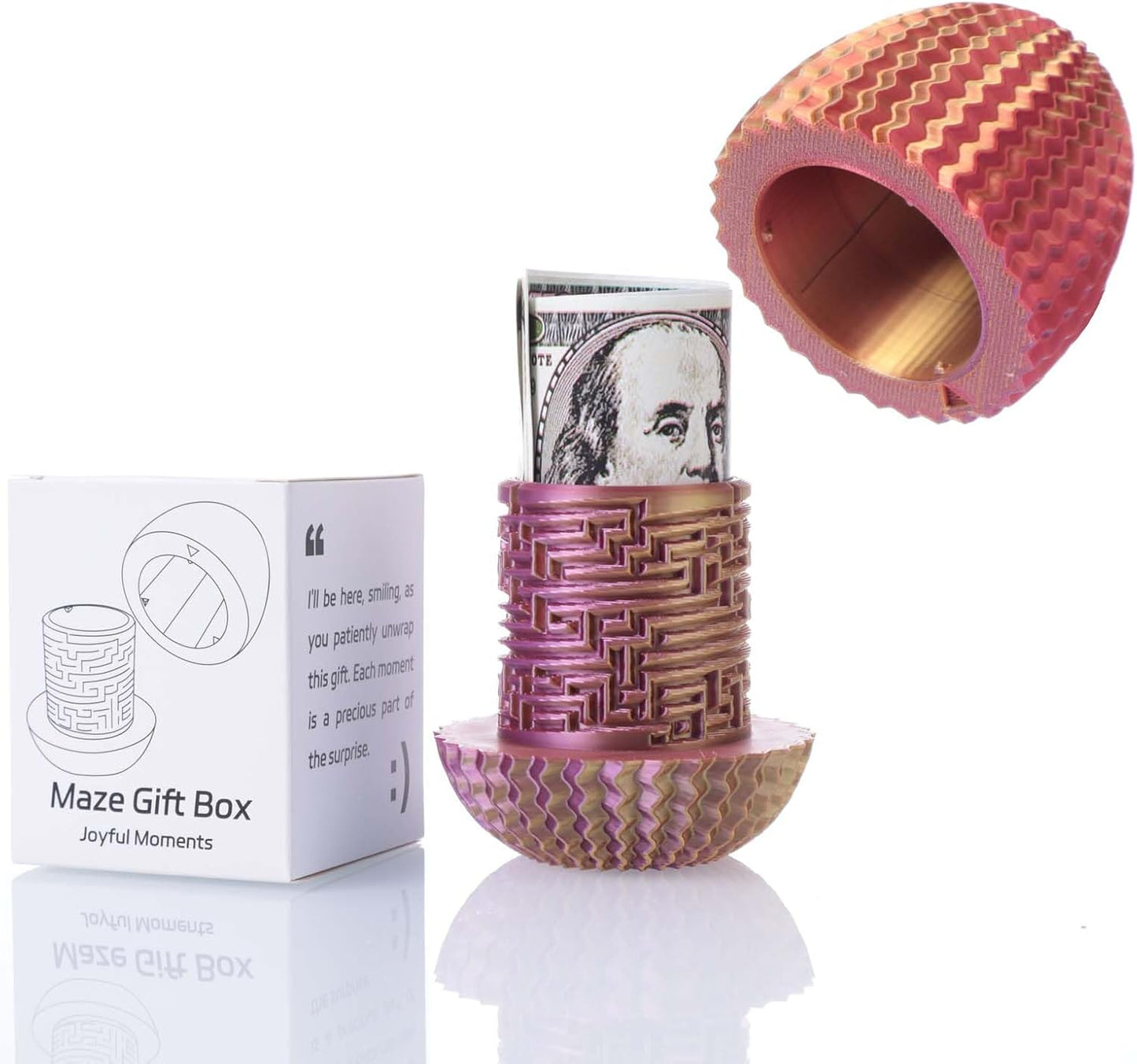 2026 Creative Gift Box: Easter Egg Mystery Puzzle with Hidden Compartment, Reusable Brain Teaser Game for Adults & Kids, Money Gift Ideas for Birthday Christmas Party Celebration