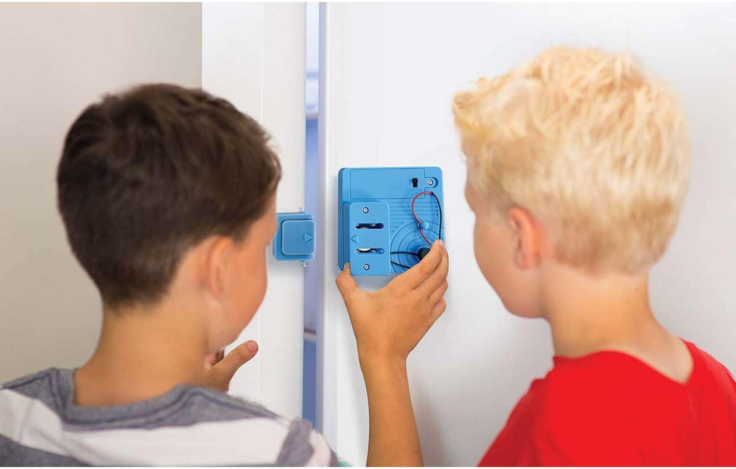 4M Kidzlabs Magnetic Intruder Alarm, Explore How a Magnet Sets Off an Alarm, STEM Toys for Boys and Girls 5+