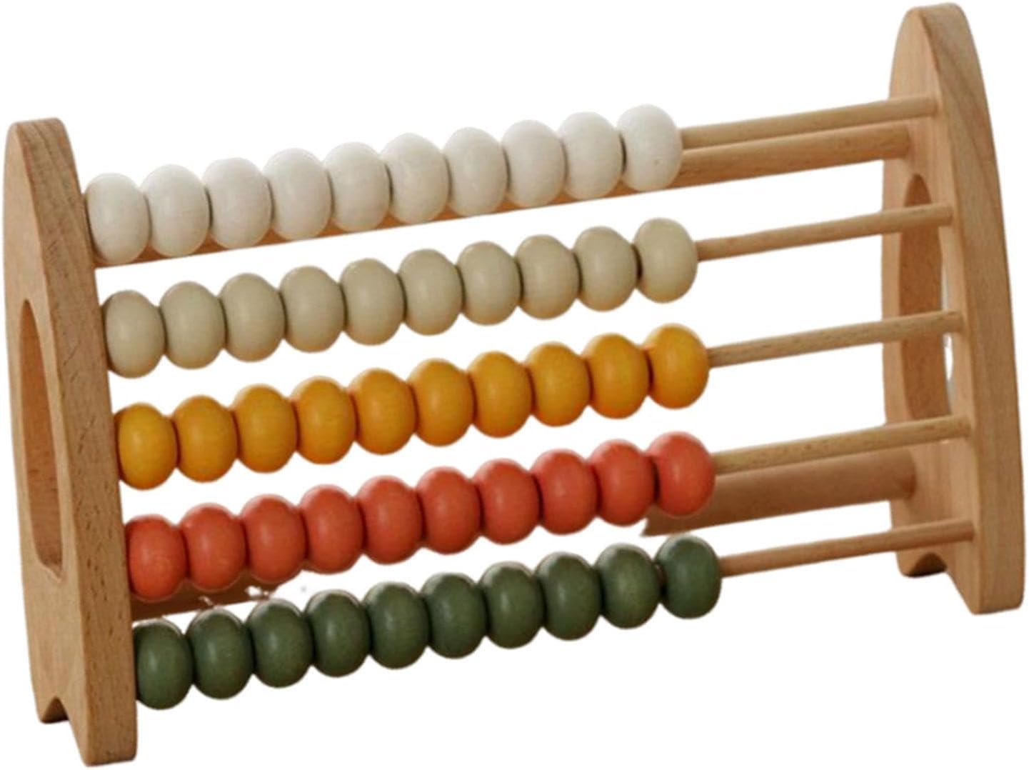 Wooden Abacus for Kids with Colorful Beads Counting Abacus