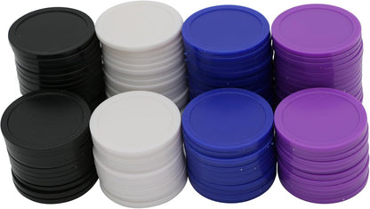 35MM/1.37-inch Box of 120 Counting Coins for Poker Chips and Game Coins (Light Blue, 35MM/1.37-inch)