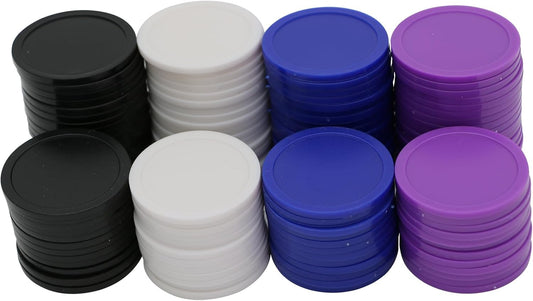 35MM/1.37-inch Box of 120 Counting Coins for Poker Chips and Game Coins (Light Blue, 35MM/1.37-inch)