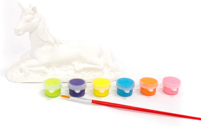 Creative Roots Paint Your Own Rock Pets by Horizon Group USA, 6 Colors, Paint Brush, Wiggly Eyes and Glue Included, Multicolor