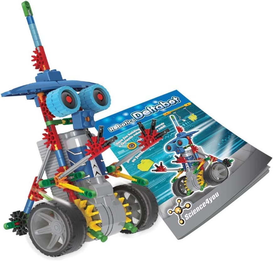 Science4you Robotics Betabot - Stem Robotics Kit for Kids 8-12+, 126 Pieces Included, Robot Building Kit for Kids, Robot Toys, Game, Gift for Boys and Girls Ages 8 9 10 11 12+