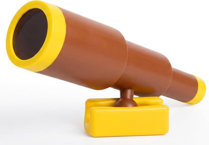 Barcaloo Kids Playset Telescope - Outdoor Backyard Playground Accessories for Kids, Pirate Telescope for Swingset, Jungle Gym, Treehouse, and Playset Accessories
