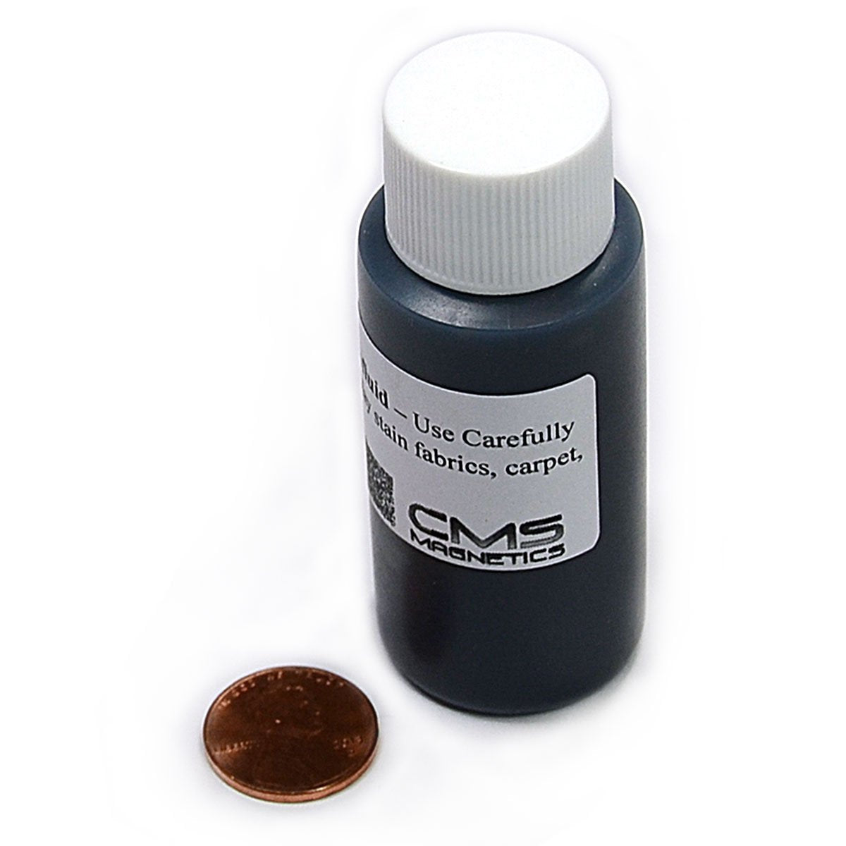 CMS MAGNETICS - (1oz Kit) Ferrofluid Science Experiment Kit for Education in Magnetism - Includes: 1 Fluid Ounce (29.5mL) Bottle of Ferrofluid, Gloves, Pipette, Petri Dishes