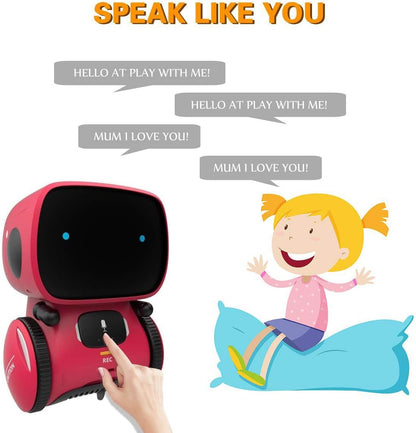 98K Kids Robot Toys for Girls and Boys, Touch and Voice Control Robots Interactive Smart Talking Robots Intelligent Partner and Teacher with Singing, Dancing, STEM Toy Gifts for Kid Age 3 and Up