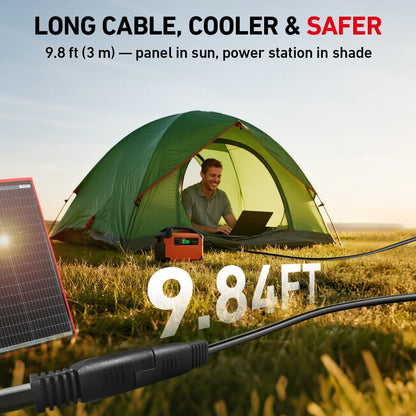 DOKIO 100W Portable Foldable Solar Panel Kit, Compact 18.9x26in Design 5.3lb with Standalone Controller and USB, Monocrystalline Charger for 12V Batteries, Power Stations, RV Camping Emergency Use