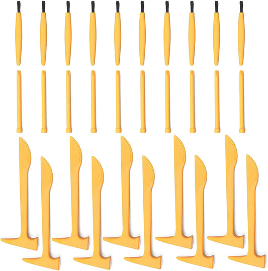 30 Pcs Dino Fossils Dig Kit Digging Hammer Chisel Brush Archaeological Excavation Tool Kit Science Kits for Girls Boys