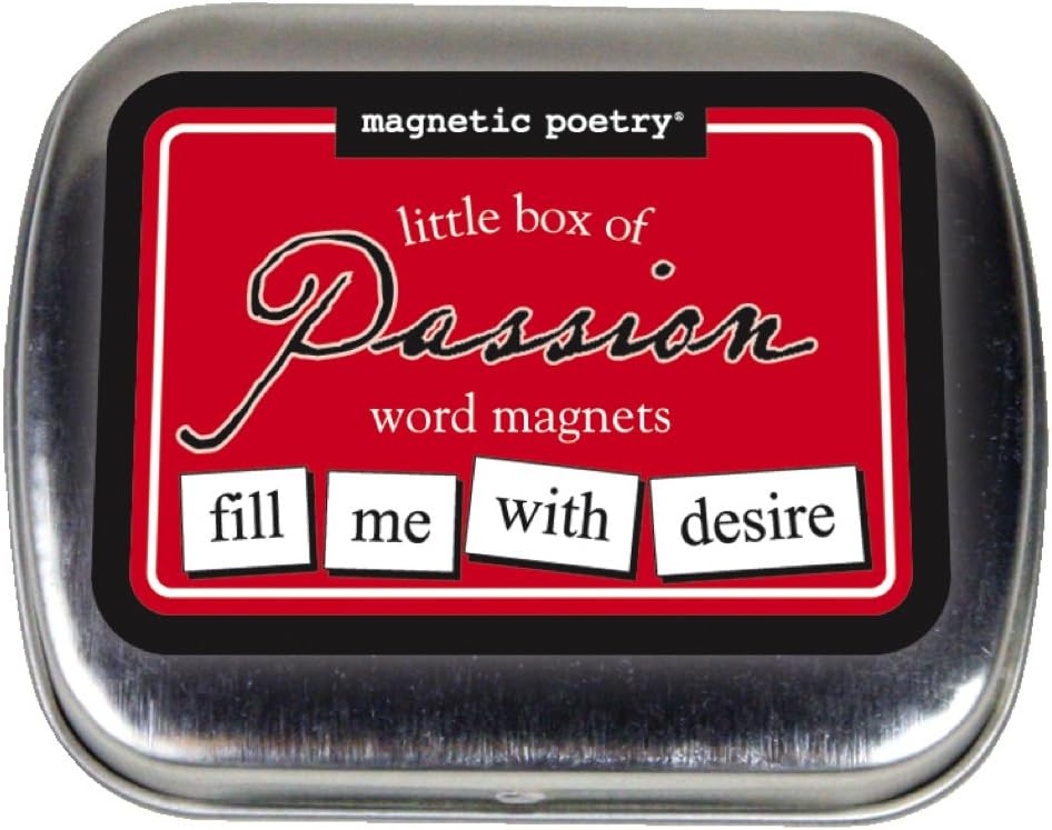 Magnetic Poetry - Little Box of Happiness Kit - Words for Refrigerator - Write Poems and Letters on The Fridge - Made in The USA