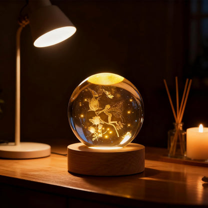 3D Solar System Crystal Ball, 2.4in Universe Gifts Decorative Quartz Glass Ball, Space Laser Engraved Model Astronomy Decor, Physics Display Sculpture Home Decor Crafts for Friends Mom Women Boys